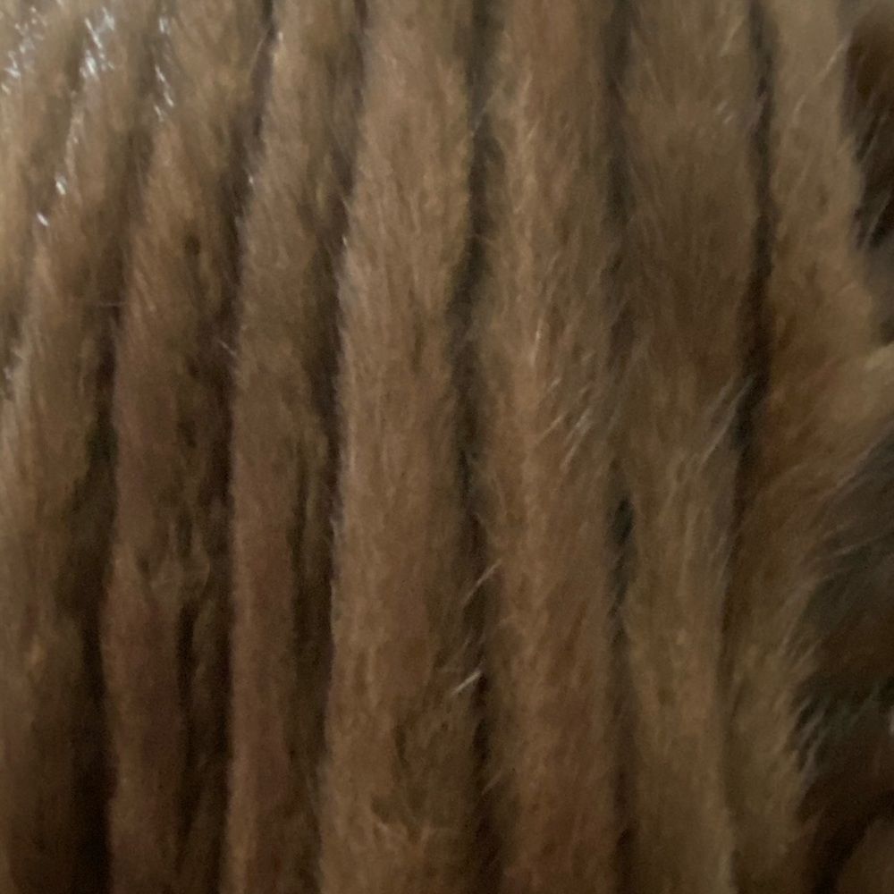 mink jacket with fox collar - Picture 6 of 6